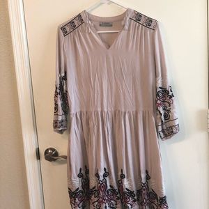 World Market embroidered dress